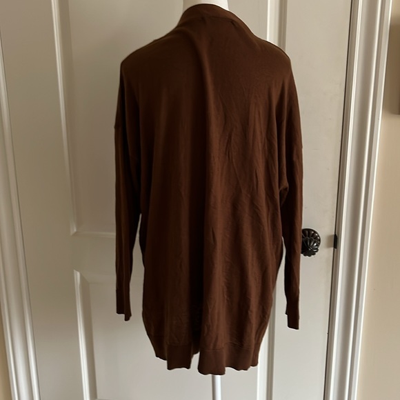 Zara earth brown sweater cardigan - Picture 4 of 9